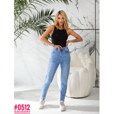 Жіночі джинси mom-fit розмірний ряд 25,26,27,28,29,30