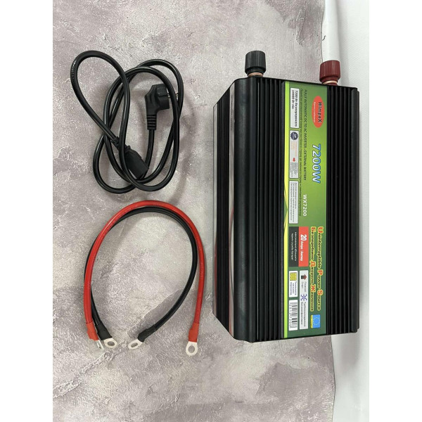 Перетворювач напруги інвертор Wimpex 7200W 12V - 220V + UPS (par_WX 7200 W)