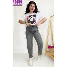 Жіночі джинси Mom Jeans розмірний ряд 31,32,33,34,36,38