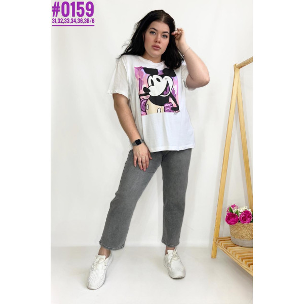 Жіночі джинси Mom Jeans розмірний ряд 31,32,33,34,36,38