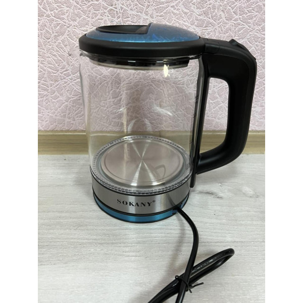 Електрочайник скляний 1,8л з підсвічуванням