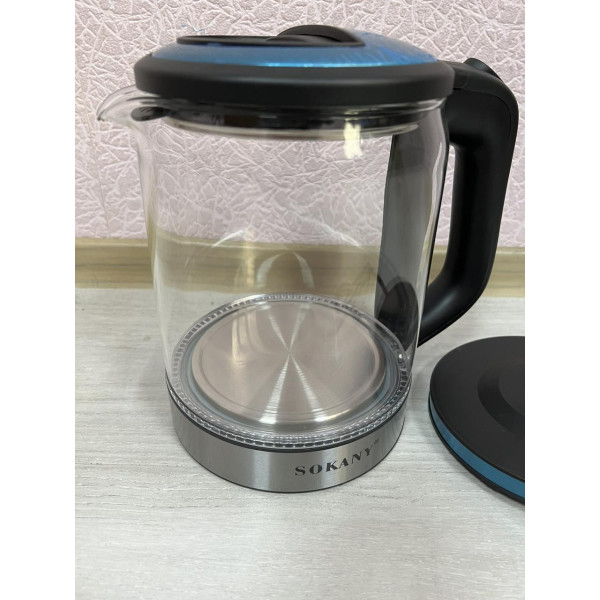 Електрочайник скляний 1,8л з підсвічуванням