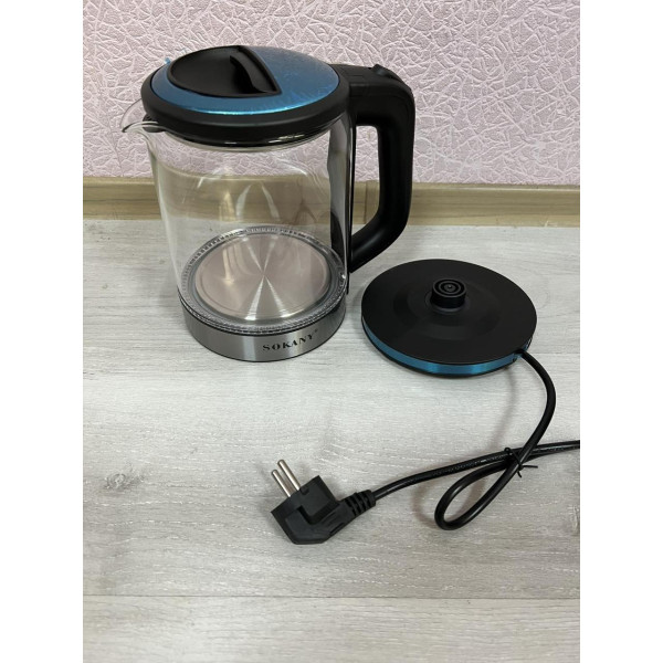 Електрочайник скляний 1,8л з підсвічуванням