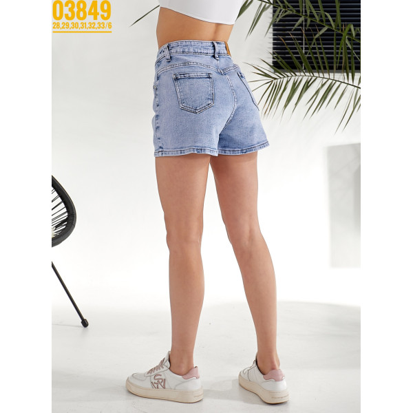 Стрейчові джинсові шорти розмірний ряд 28,29,30,31,32,33