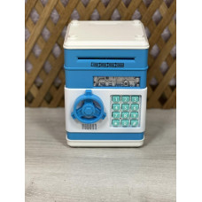 Скарбничка дитячий сейф з кодовим замком та купюроприймачем для паперових грошей та монет