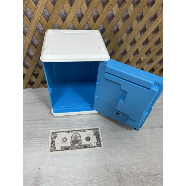 Скарбничка дитячий сейф з кодовим замком та купюроприймачем для паперових грошей та монет