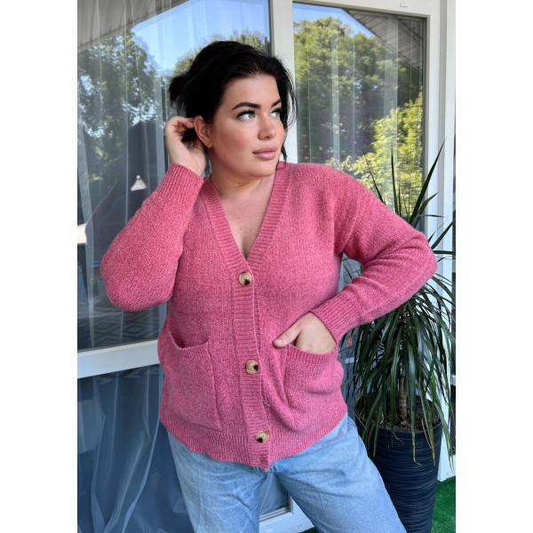 Кардиган на ґудзиках в універсальному розмірі (46-52)