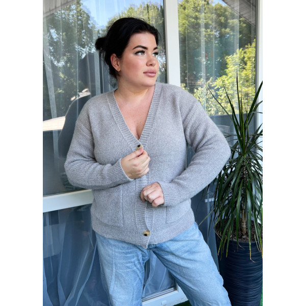 Кардиган на ґудзиках в універсальному розмірі (46-52)