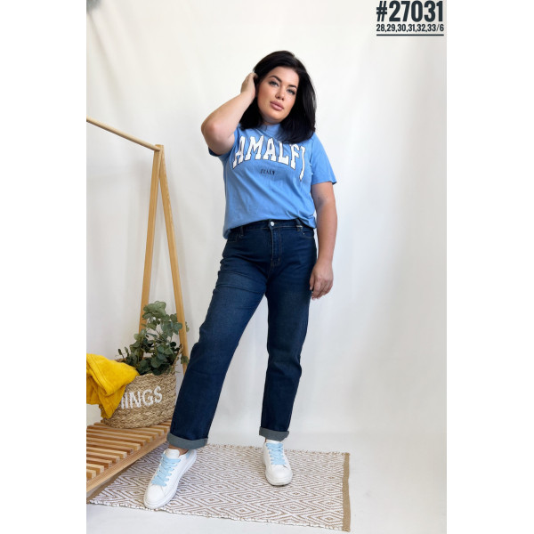 Джинси жіночі mom fit розмірний ряд 28,29,30,31,32,33