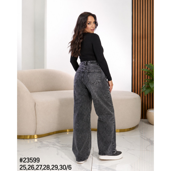 Джинси Wide-Leg Jeans (палаццо) (23599)