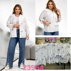 Кофта жіноча JJF на блискавці 2026NEW Вишивка із золотою ниткою