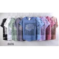 JJF Футболка напівбатал жіноча (різні кольори) NEW 2026