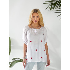 Блузка жіноча JJF з вишивкою