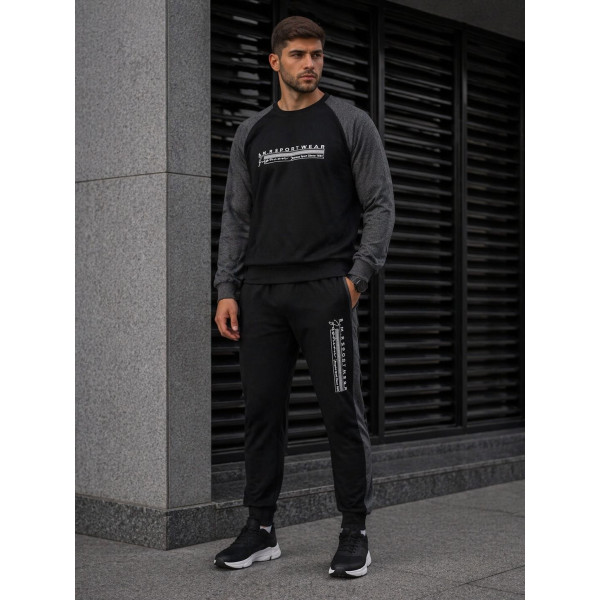 15070 Костюм мужской, производства Турции Размеры: S/M/L/XL/XXL Ткань: двунитка Ростовка 5шт. одного цвета
