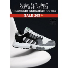 Adidas zx torsion A327-8 (41-46) сквозная сетка лицензия