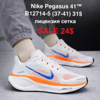 Nike pegasus 41 B12714-5 (37-41) сетка лицензия  