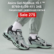 Asics Gel-Nimbus 10.1 B769-6 (36-41) лицензия  сквозная сетка