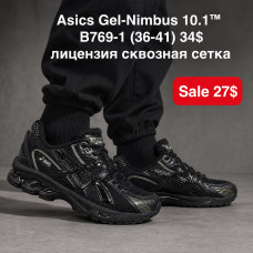Asics Gel-Nimbus 10.1 B769-1 (36-41) лицензия  сквозная сетка