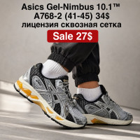 Asics Gel-Nimbus 10.1 A768-2 (41-45) лицензия  сквозная сетка