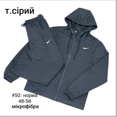 15527 Мужской костюм из микрофибры, кофта на змейке + брюки джогеры Размеры: 48-50-52-54-56, 5шт в ростовке одного цвета