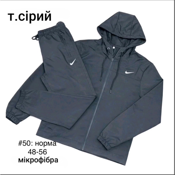15527 Мужской костюм из микрофибры, кофта на змейке + брюки джогеры Размеры: 48-50-52-54-56, 5шт в ростовке одного цвета