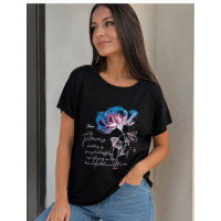 15928 Фабричная женская футболка вискоза Размеры: s-m-l-xl-xxl, хорошие полномерные размеры, 5шт в ростовке