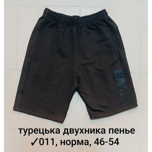 16031 Мужские шорты 011, турецкая двунитка пенье Размеры: 46-48-50-52-54, 5шт в ростовке одного цвета