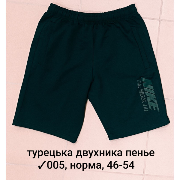16048 Мужские шорты 005, турецкая двунитка пенье Размеры: 46-48-50-52-54, 5шт в ростовке одного цвета