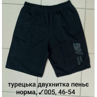16407 Чоловічі шорти 005, турецька двонитка пеньє. Розміри: 46-48-50-52-54, 5шт в ростовці одного кольору 